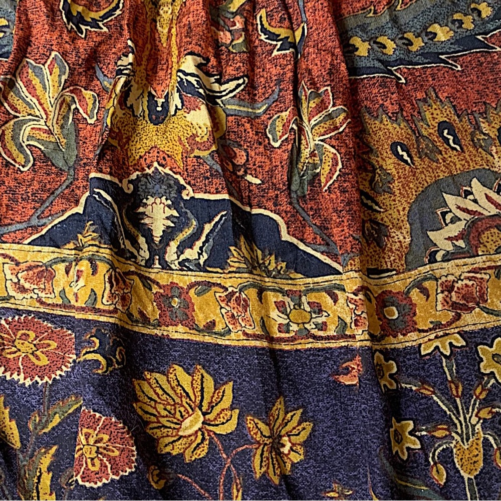Soft Surroundings Black Tunic with Multicolor Printed Panel - Picture 9 of 15